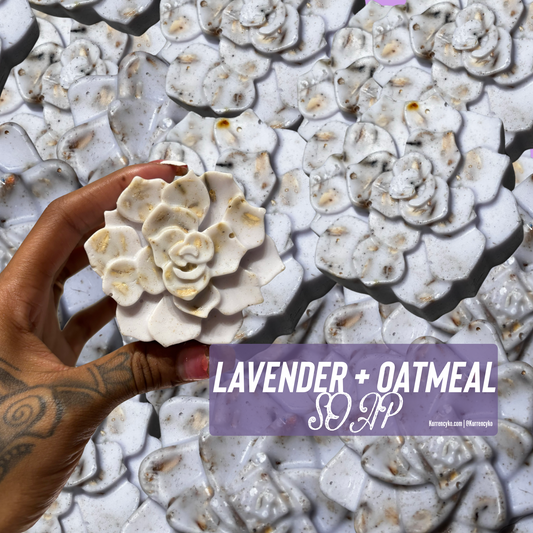 1Lavender + Oatmeal Face Bar